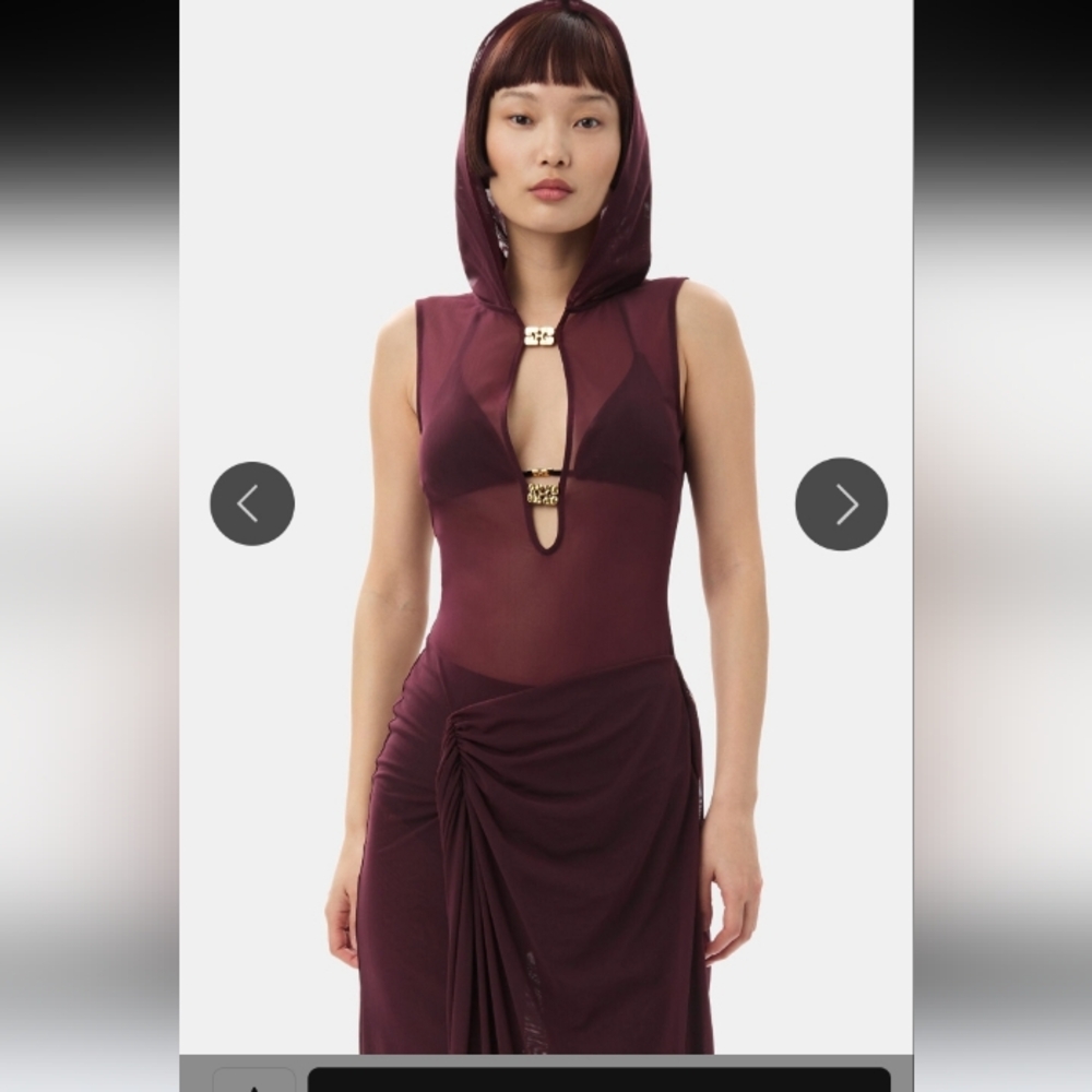 NWT GANNI x PALOMA Elsesser Limited Edition  Set Size Dress 38, Pants Size 42